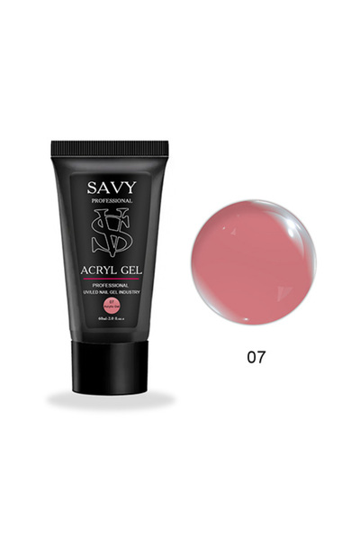 OEM Gel acrilic pentru unghii, 60 ml, SavyProfessional Nr.07