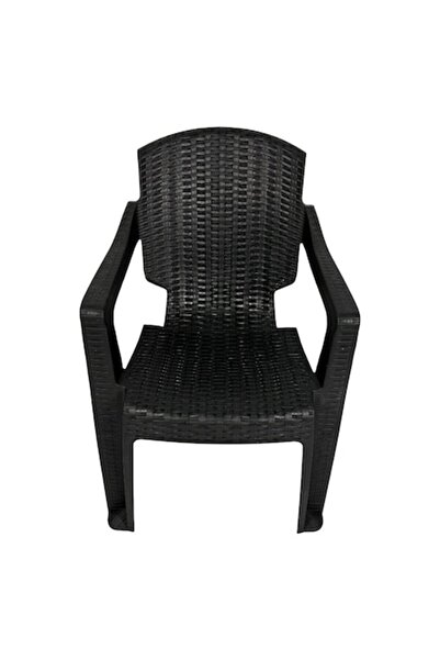 Studio Casa Scaun de grădină și terasă, din plastic, de culoare neagră, greut...