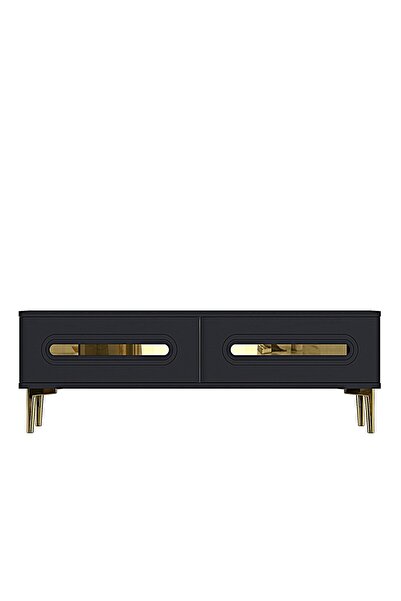 cnyr TSA1220AG - RANYTV120 TV STAND, TV SEHPASI ANTRASİT-GOLD 120CM