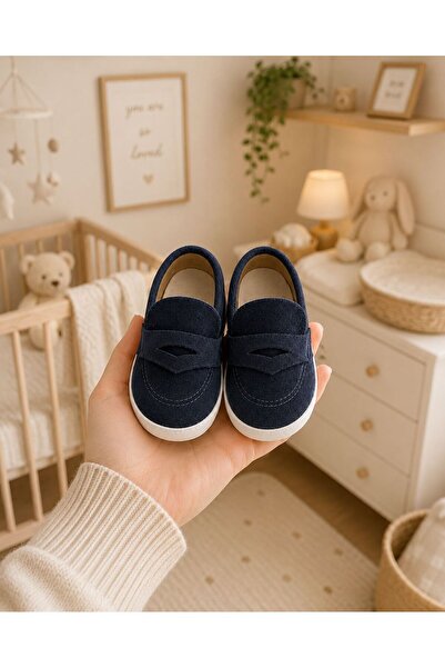 Heianmono Kids Lacivert Renk Bebek Ayakkabı (18-19 numara)