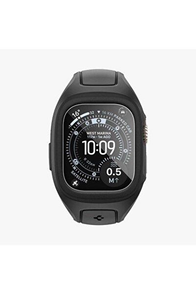 Spigen Liquid Air Pro 2-σε-1 Θήκη με λουράκι και γυαλί για Apple Watch Ultra ...