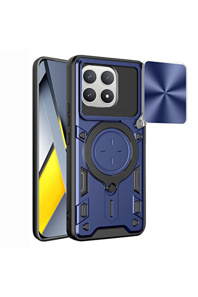 Techsuit Husa pentru Xiaomi Poco F8 Pro, CamGuard Pro, protectie antisoc, alb...