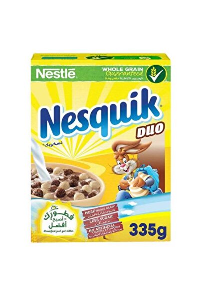 Nesquik حبوب الإفطار دوو بالحليب والشوكولاتة البيضاء 335 جرام