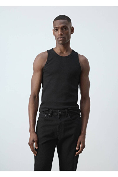 MANGO Man Slim fit pamuklu bluz
