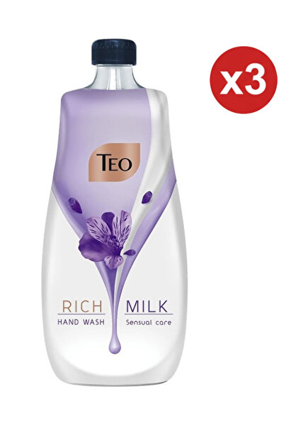 Teo Teo Liquid Soap Refill, Sensual Care, 800ml x3
