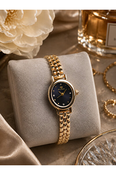 Le Cadran Lumiere Doree – Gold Women's Wristwatch with Stone Detail