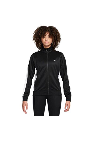 Nike Jachetă sport de damă din tricotaj poliester cu Swoosh, mărimea L