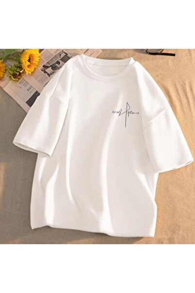 bellanova Unisex Oversize T-shirt με στάμπα Streetwear Άνετη εφαρμογή Daily P...