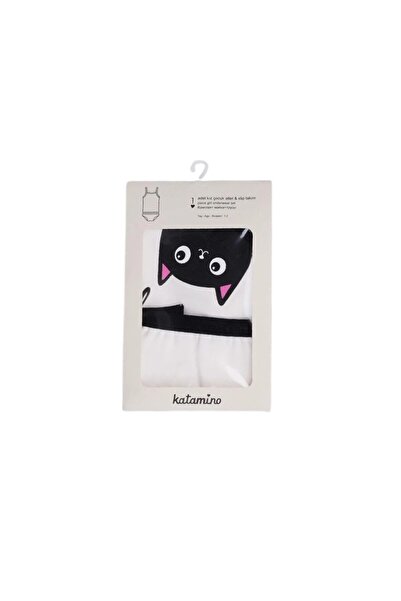 Katamino Kedi̇ci̇k Slip Tank Top Set with Rope Straps - Ecru