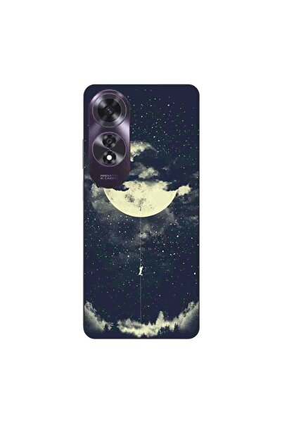 OEM Husa compatibila cu Oppo A60 4G Silicon Gel Tpu Model Moon Climbing
