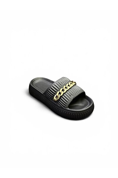 İYİSİNDEN SHOES Women's Slippers Plastic Daily Pool Beach Chain Tedayli Women...