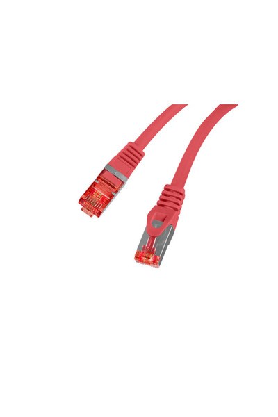 Lanberg Patchcord S/FTP kat.6 15m LSZH CU fluke passed czerwony