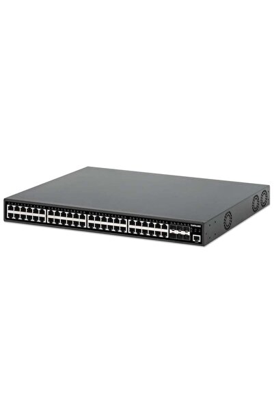 Intellinet 54-P PoE+ Managed Switch 6x10GbE 450W