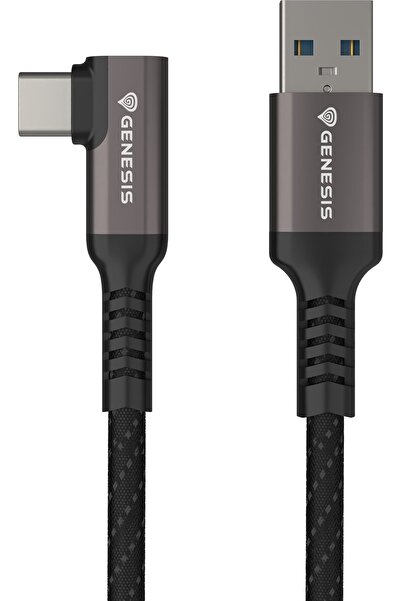 Genesis Kabel USB-C (M) -> USB-A (M) 3.1 Gen 1 3M 5GB/S PD 15W VR Czarny