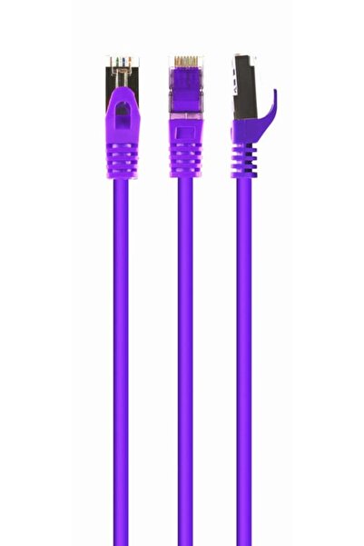 Gembird PP6A-LSZHCU-V-5M patchcord RJ45, kat. 6A, SFTP, LSZH, 5m, fioletowy