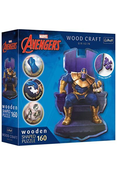 Trefl Puzzle din lemn 160 Thanos pe tron