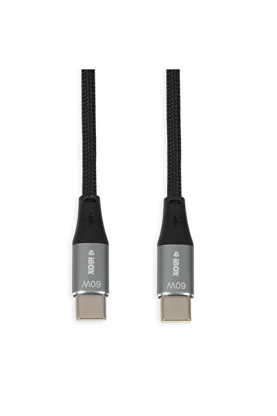 İbox Kabel IKUTC1B USB-C 60W 1m Black