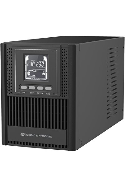 CONCEPTRONIC USV 1000VA/ 900W/3xSchuko/USB/+ Online Tower sw
