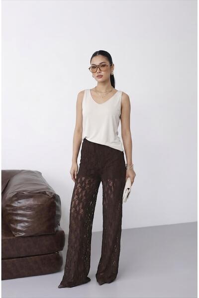 MODA DANTEL ASTARLI PANTOLON
