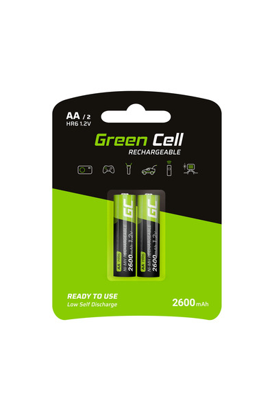 Greencell GR05 Green Cell 2x Acumulator AA HR6 2600mAh