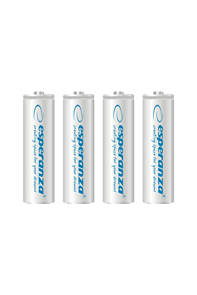 ESPERANZA ACUMULATOARE NI-MH AA 2000MAH 4 BUC. BIA≈ÅE