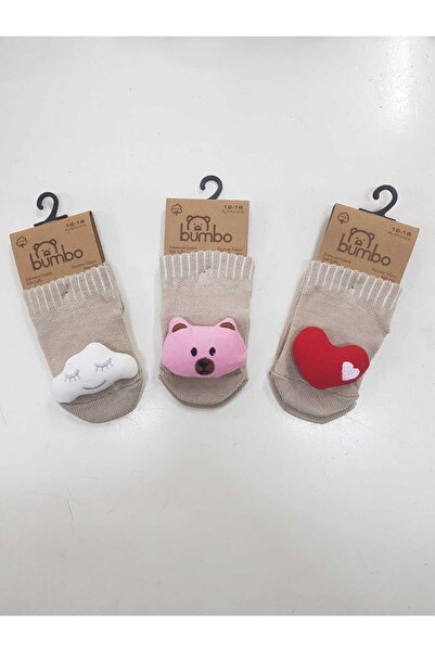 Baby by Bumbo 3-Pack of Non-Slip Baby Socks with Accessories