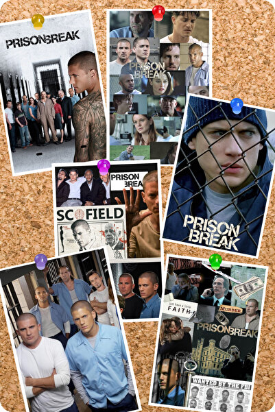 GameBulance Prison Break Themed 6 Piece Board Card Set |   Prison Break Photo...