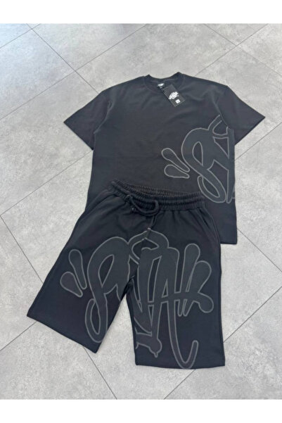 m.baba Yazılı Baskılı T-shirt 3 D Baskılı Tişört Ve Şortlu Takım