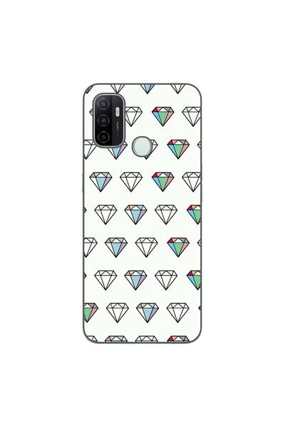 OEM Husa compatibila cu Oppo A53 Silicon Gel Tpu Model Diamonds Pattern Trans...