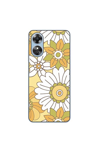 OEM Husa compatibila cu Oppo A17 Silicon Gel Tpu Model Pastel Garden