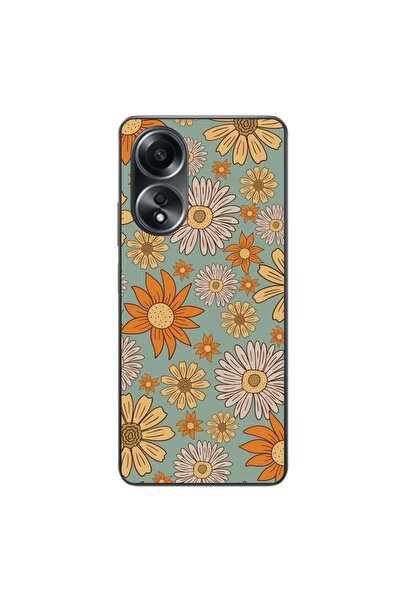 OEM Husa compatibila cu Oppo A58 4G Silicon Gel Tpu Model Vintage Meadow