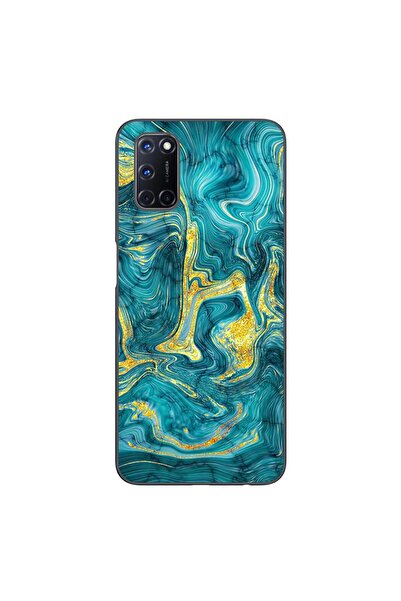 OEM Θήκη συμβατή με Oppo A72 από σιλικόνη gel TPU με αφηρημένο σχέδιο πολύτιμ...