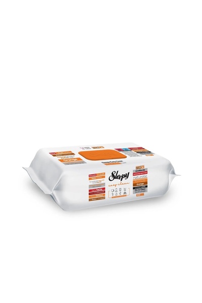 Sleepy Servetele umede Easy Clean portocala multisuprafete, 100 buc