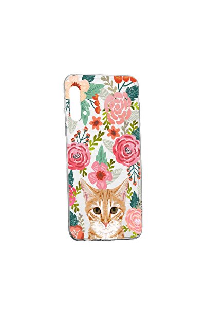 bestcase Husa Cat and Flowers, pentru Huawei Honor 20 Pro, rezistenta la uzur...