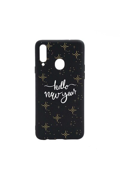 bestcase Husa Silicon Compatibila Cu Huawei P20 Lite, Hello New Year, reziste...