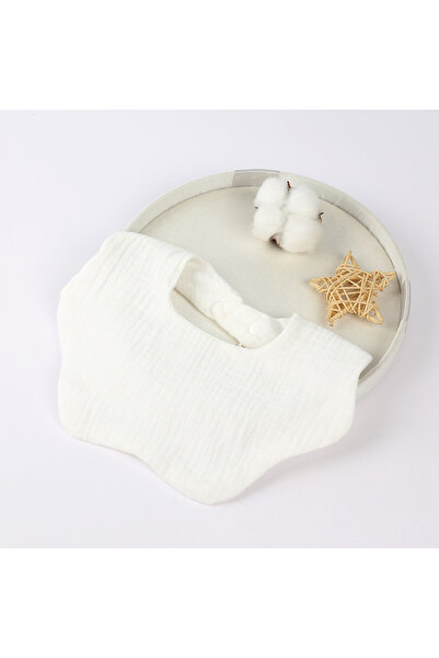 Choice6 style 5 Cotton Solid Color Gause Baby Bibs Flower Newborn Bib Infant ...