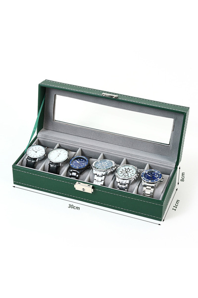 Choice6 Green 6 Slots VANSIHO Multiple Positions Fashionable Style PU Leather...