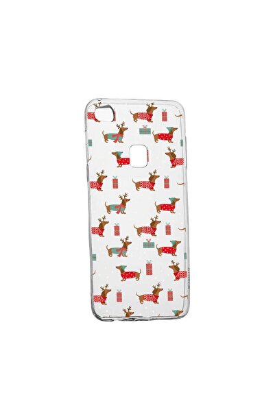 bestcase Husa Silicon Compatibila Cu Huawei P10 Lite, Dachshund Christmas, re...