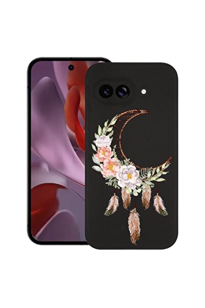 bestcase Калъф за Google Pixel 9a, Ловец на сънища, Тънък силиконов 0.8ММ, Уд...