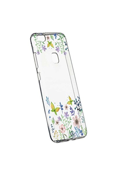 bestcase Husa Silicon, Transparent, Slim, ButterFly - Flowers 95, Huawei P10 ...