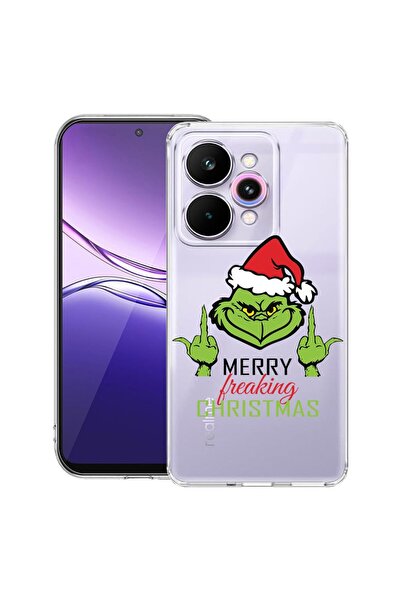 bestcase ¬Æ Husa Clear Slim Silicon Compatibila cu Realme 15 / 15 Pro, GreenM...