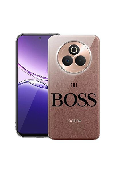 bestcase Husă pentru Realme P3 Pro cu Design The Boss, Silicon transparent su...