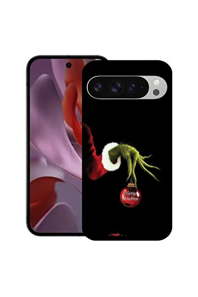 bestcase ¬Æ Husa pentru Google Pixel 9 Pro XL, Xmas Grinch, Slim Silicon 0.8M...