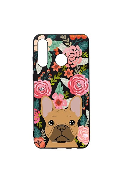 bestcase Husa de protectie Huawei P30 Lite, Dog in Flowers, silicon, cu inter...