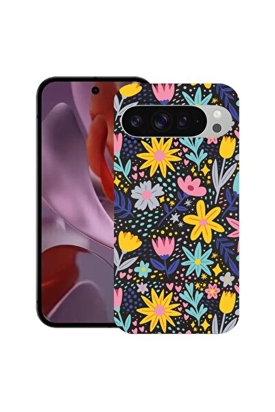 bestcase Husă pentru Google Pixel 9 Pro XL, Floricele, Silicon subțire 0.8MM,...
