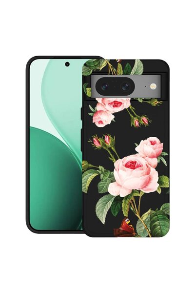 bestcase Υπέρλεπτη Θήκη TPU Συμβατή με Google Pixel 8, με Σχέδιο Τριαντάφυλλο...