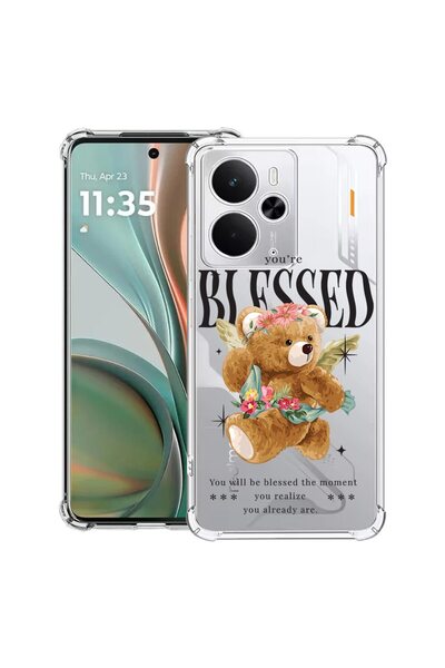 bestcase Husă pentru Realme 14 5G cu design Ursuleț de pluș Norocos, Antișoc,...