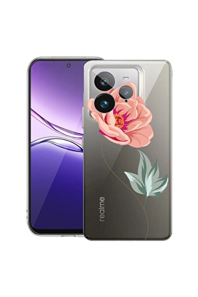 bestcase ¬Æ Husa pentru Realme GT 7 Pro cu Design Rose, Clear Slim Silicon, A...