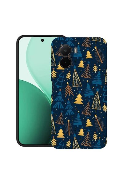 bestcase Υπέρλεπτη Θήκη TPU Συμβατή με Poco M7, με Σχέδιο Χριστουγεννιάτικων ...