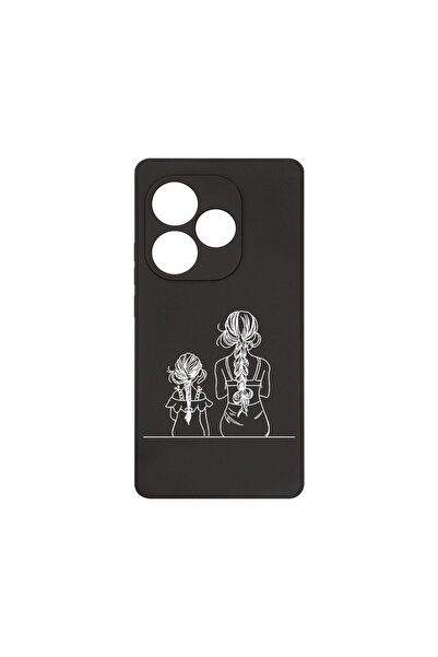 bestcase Husă Premium din Silicon, Compatibilă cu Realme GT 6, Mamă și Fiică,...